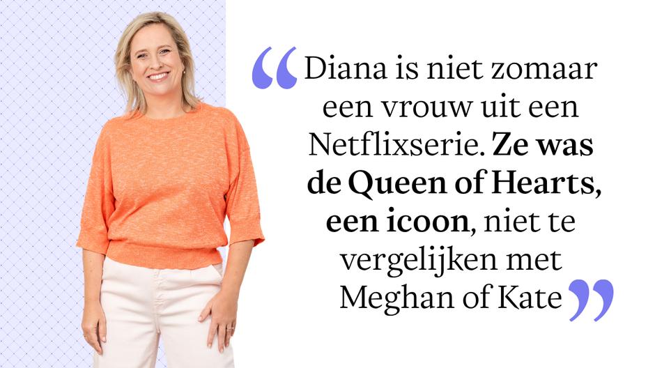 Hoofdredactrice Karen over Lady Di