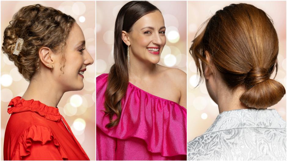 feestkapsels lang haar