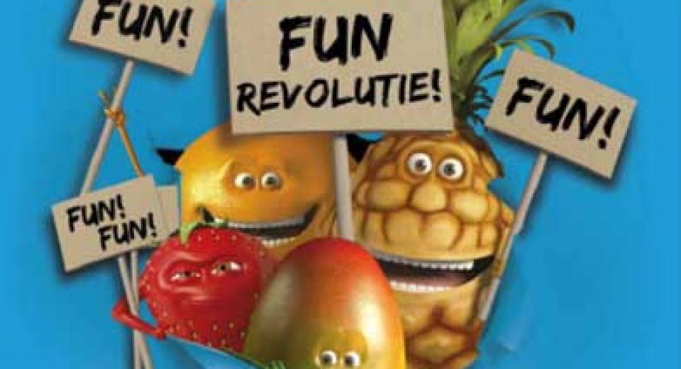 De fruitjes van Oasis ontketenen de Fun Revolutie!
