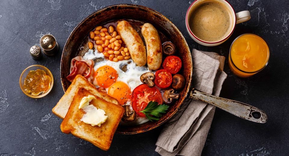 English breakfast: wat komt er op tafel?