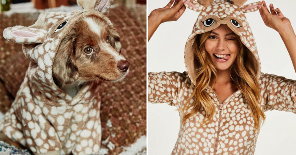 Hunkemöller verkoopt matching onesies voor en je hond