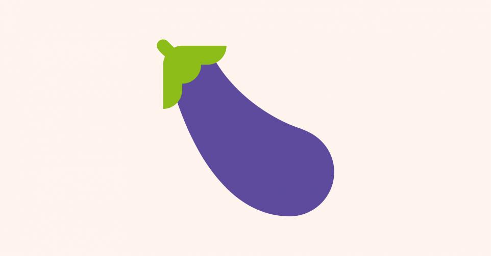 Emoji aubergine - Getty