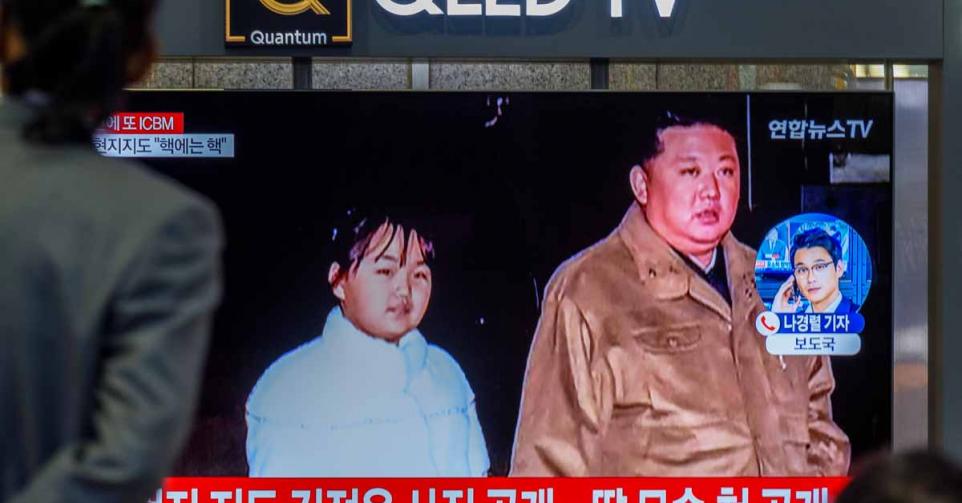 Kim Jong Un et sa fille Kim Chu-ae
