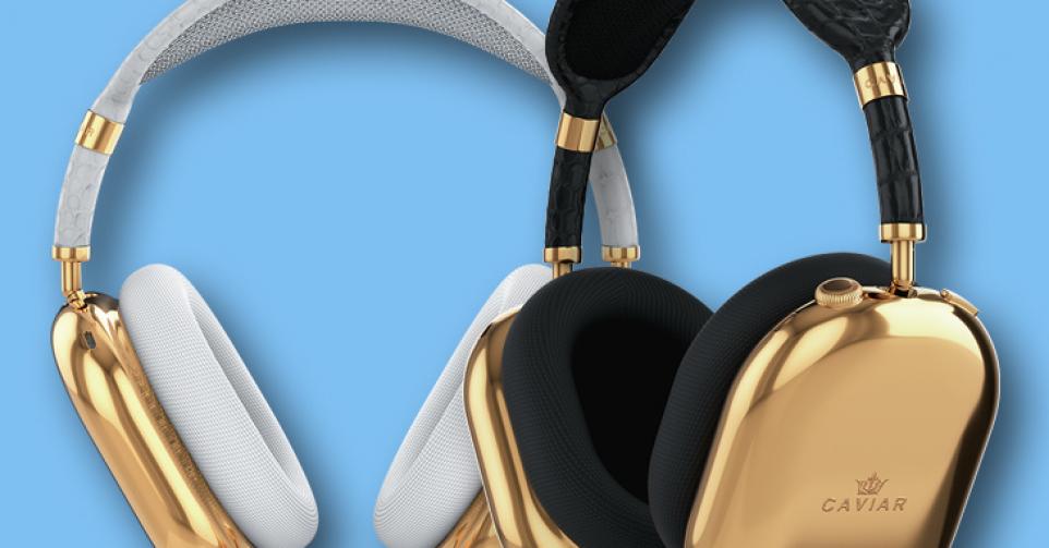 Une édition en or du casque Apple AirPods Max à 44.000 euros par oreille  - Data News