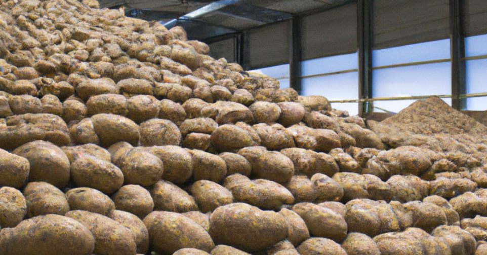 Pommes de terre entrepôt