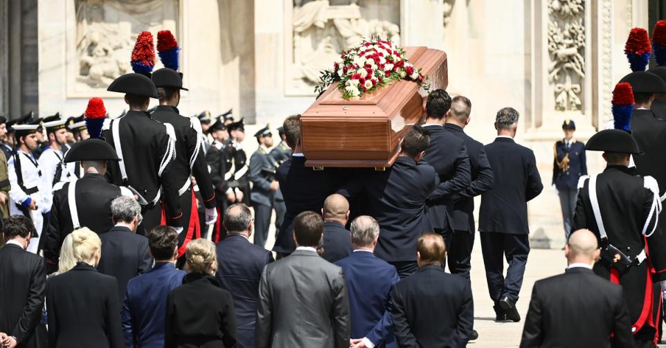 Le cercueil de Silvio Berlusconi