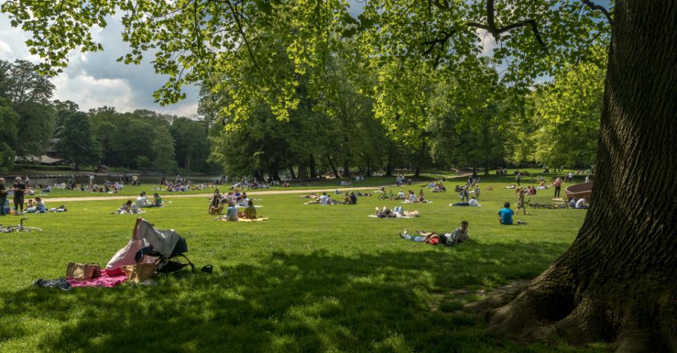 parc bruxelles chaleur