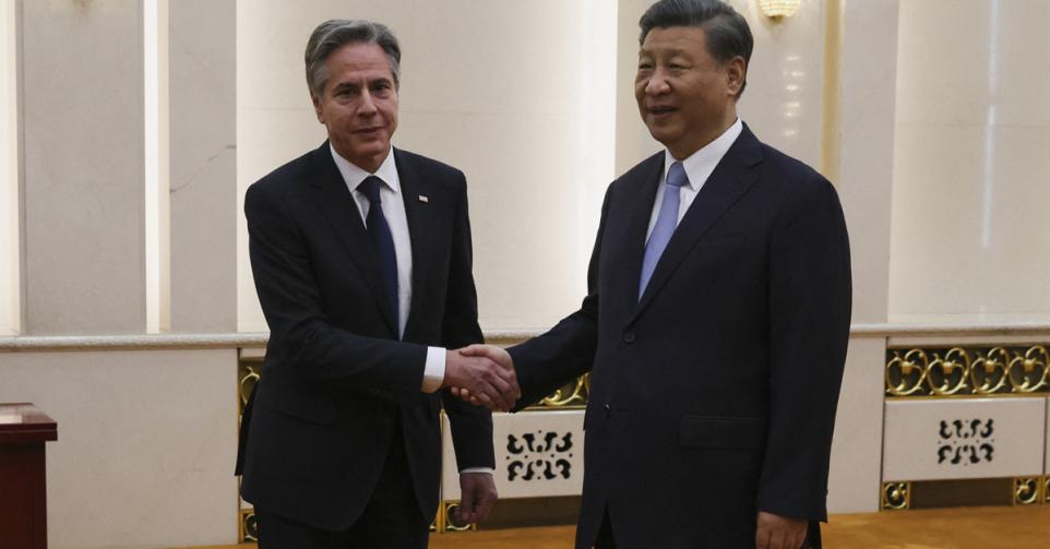 Antony Blinken et Xi Jinping