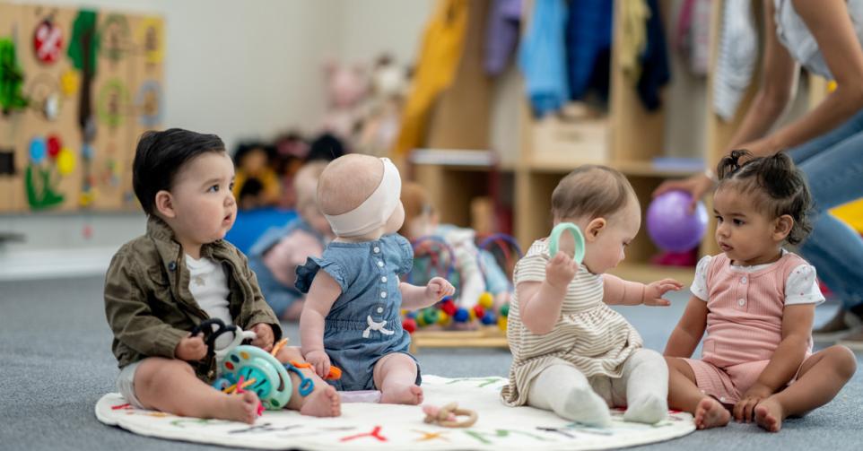 bébés crèche