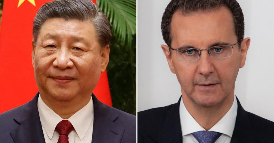 Xi Jinping et Bachar al-Assad