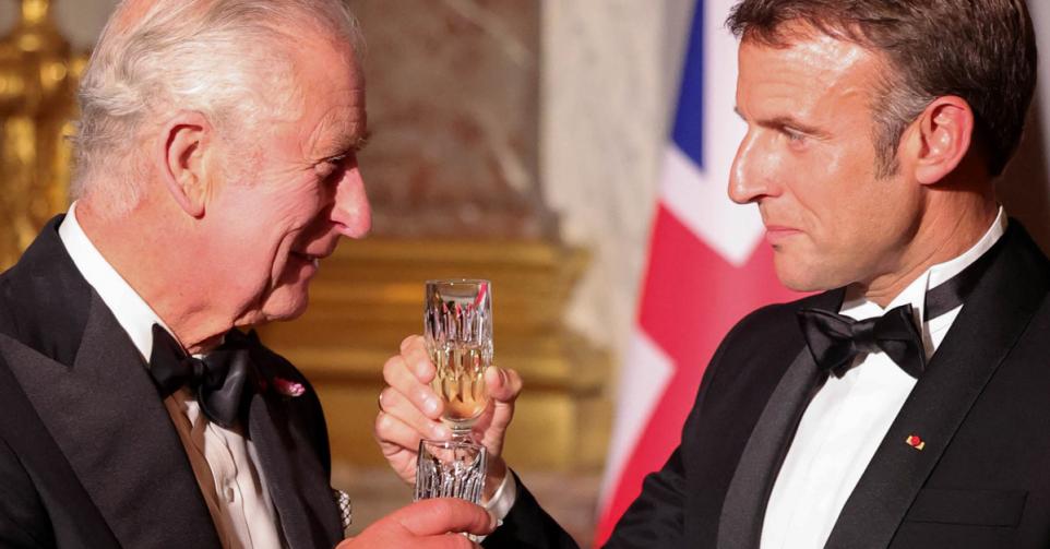 Charles III et Emmanuel Macron