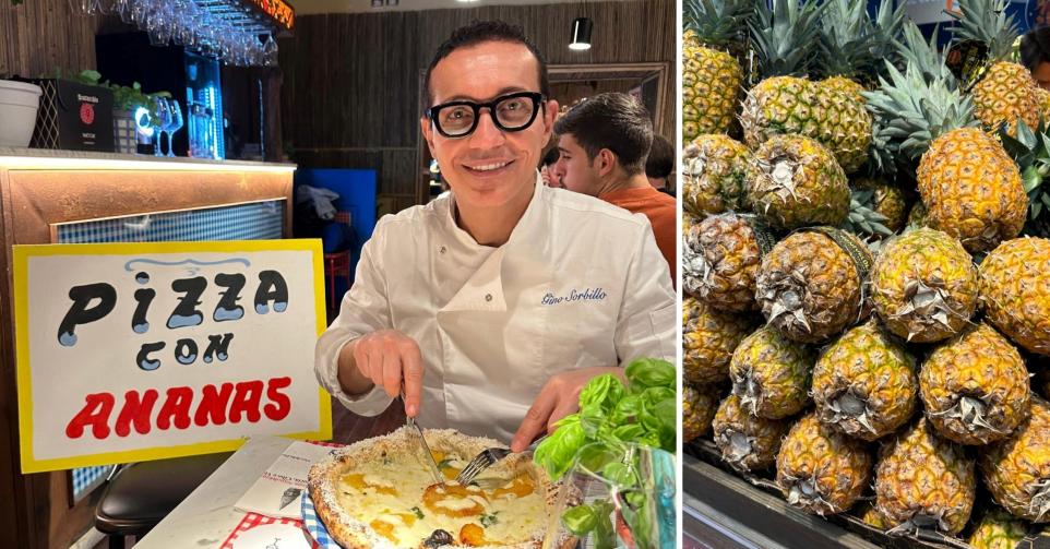 Le chef napolitain Gino Sorbillo a ajouté une pizza à l'ananas a sa carte et scandalise l'Italie.