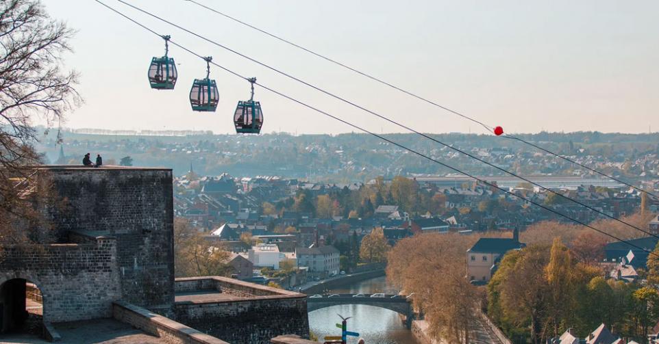 Expérience téléphérique - Crédits Namur in the Sky