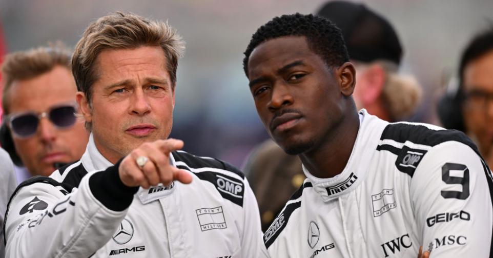 Brad Pitt en Belgique Apex F1
