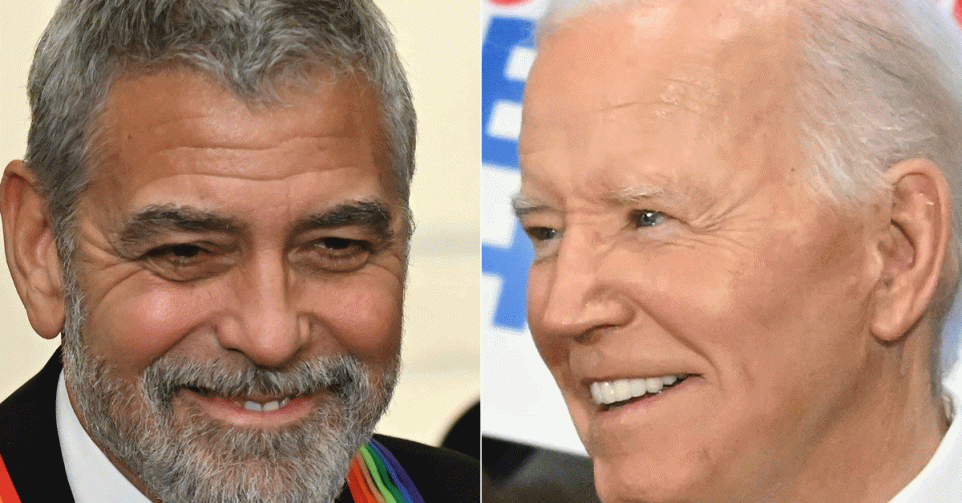 George Clooney en Joe Biden