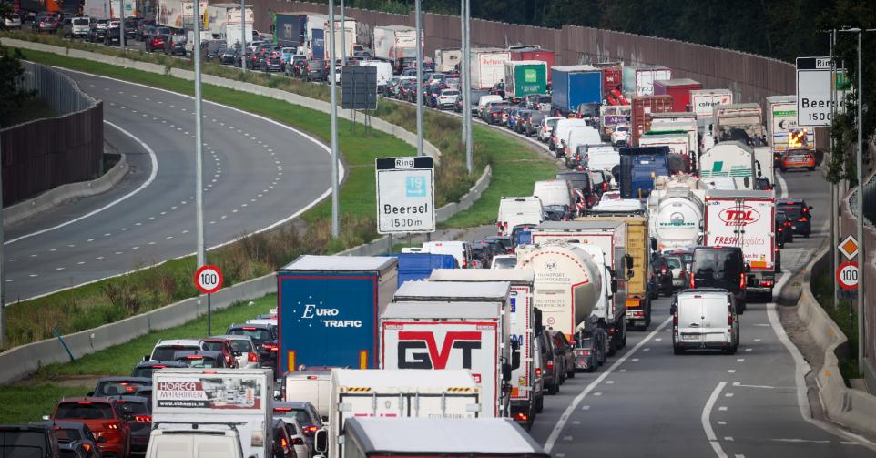 Embouteillage à Beersel