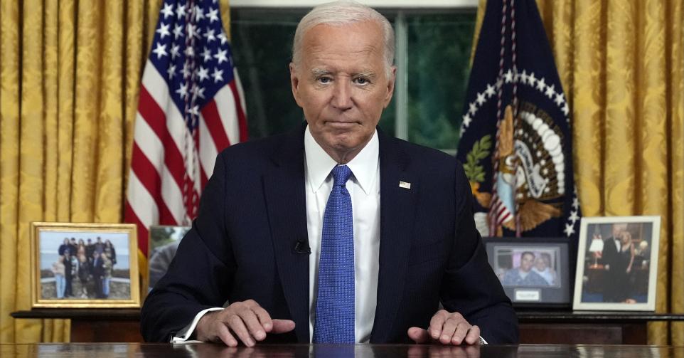 Joe Biden dans le Bureau ovale