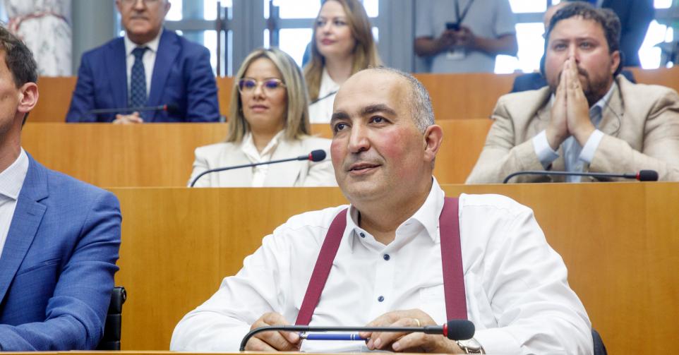 Fouad Ahidar au Parlement bruxellois le 25 juin 2024