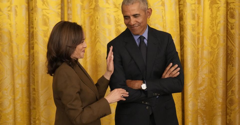 Barack Obama et Kamala Harris