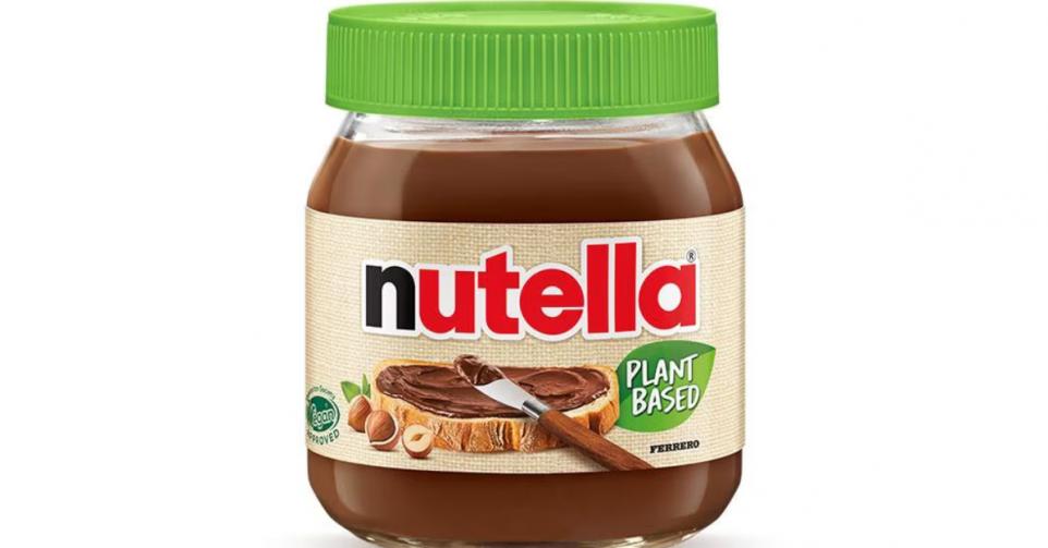 Nutella plant-based vegan