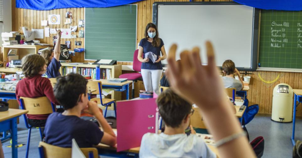 Professeur en classe