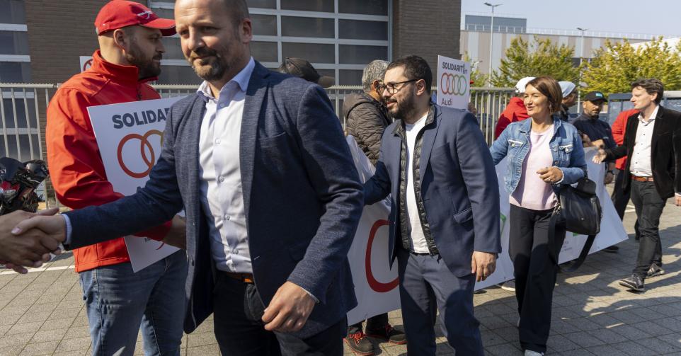 Visite parlementaire à Audi Brussels