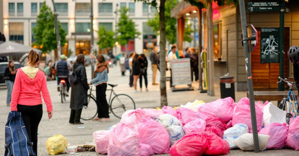 sacs poubelles à Bruxelles