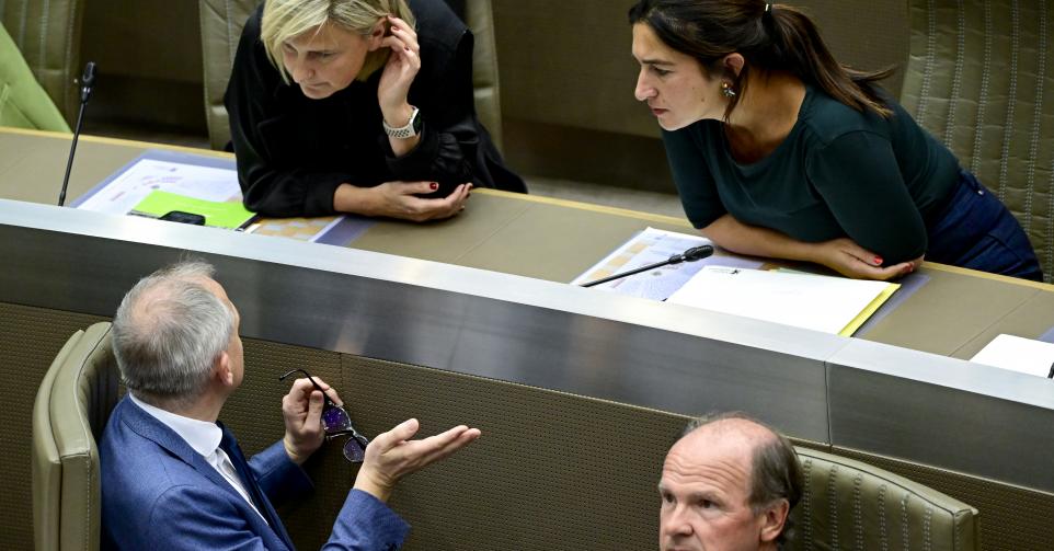 Matthias Diependaele, Hilde Crevits et Zuhal Demir