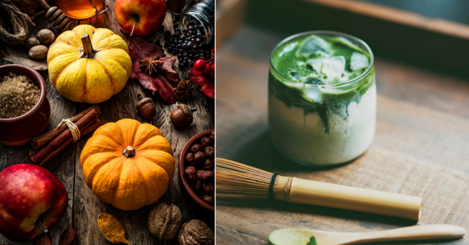 Pumpkin Matcha Latte - Getty Montage Flair