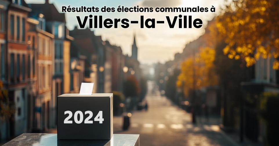 Résultats élections communales 2024 Villers-la-Ville