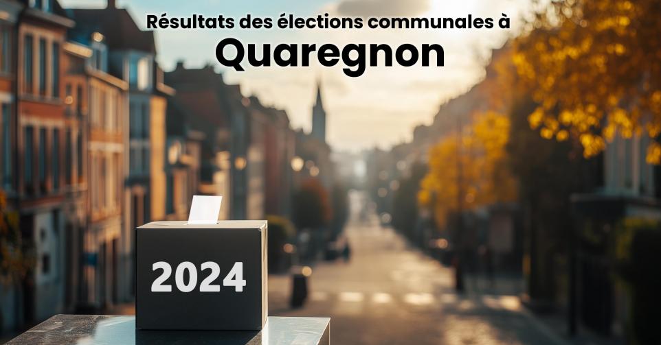 Résultats élections communales 2024 Quaregnon