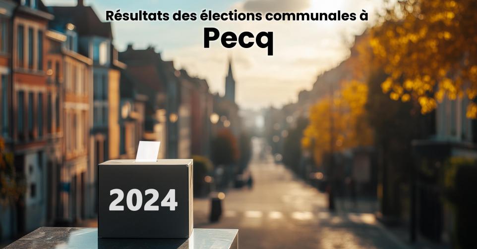 Résultats élections communales 2024 Pecq