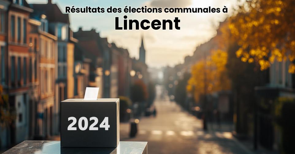 Résultats élections communales 2024 Lincent