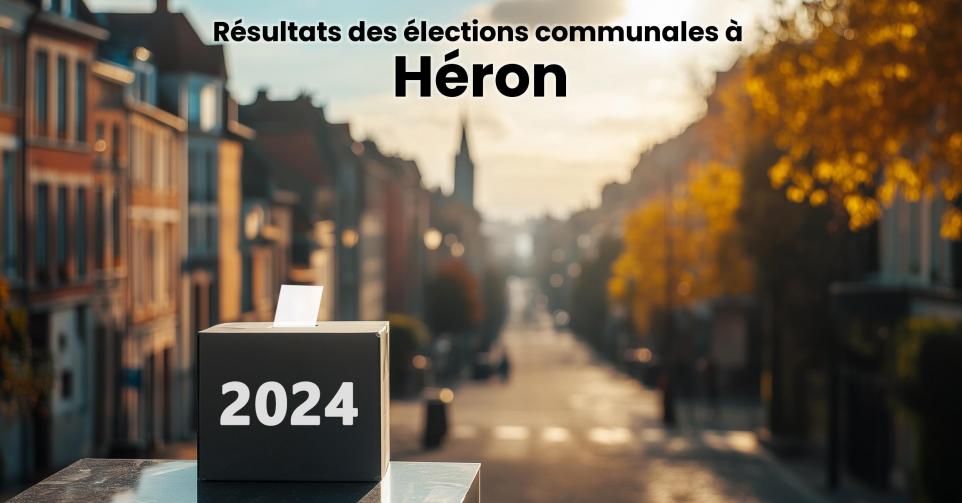 Résultats élections communales 2024 Héron