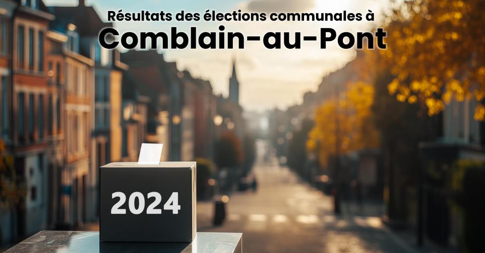 Résultats élections communales 2024 Comblain-au-Pont