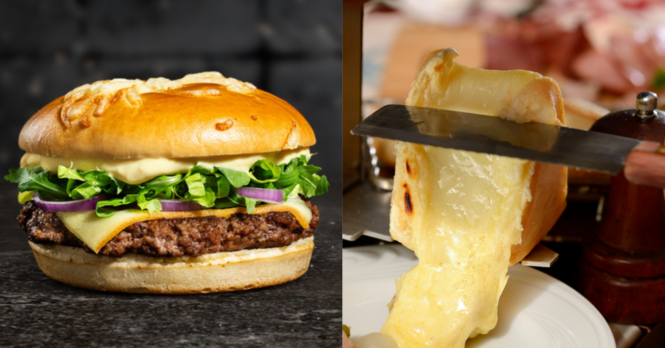 Burger raclette - Montage Flair