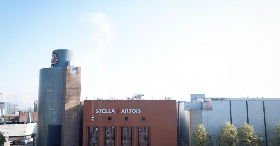 De brouwerij van AB InBev in Leuven.