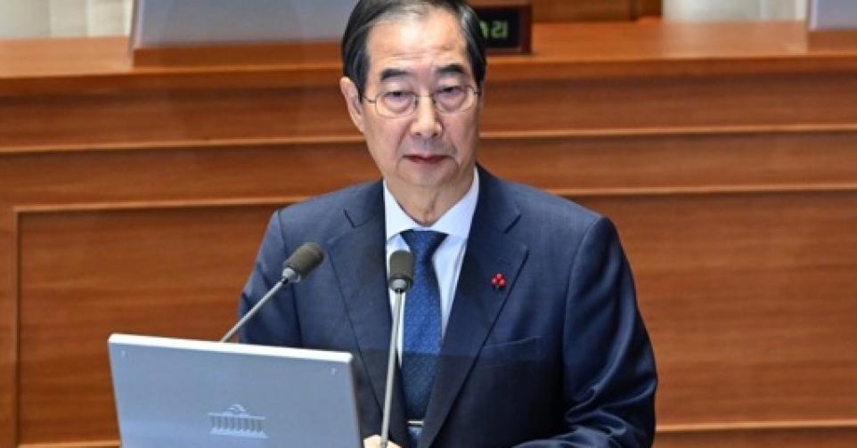 Han Duck-soo, président par intérim Corée du Sud