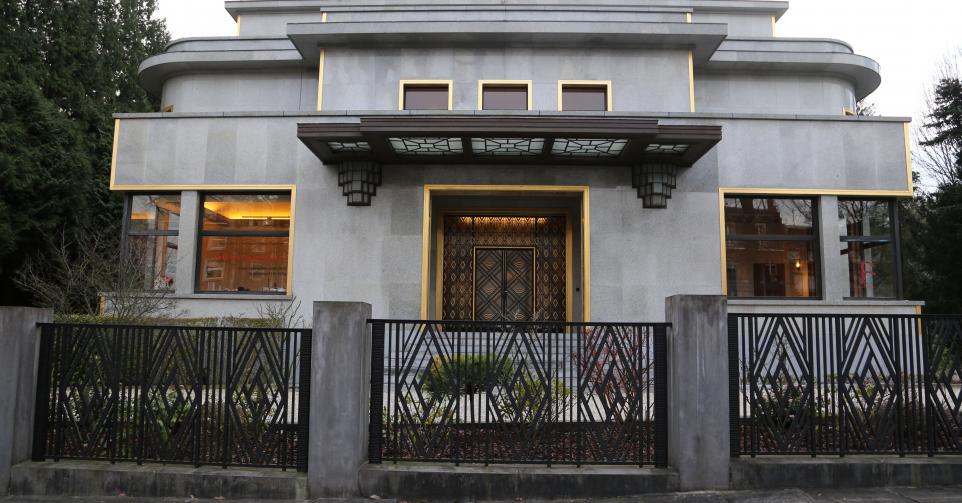 art deco villa Empain in the city-district Ixelles