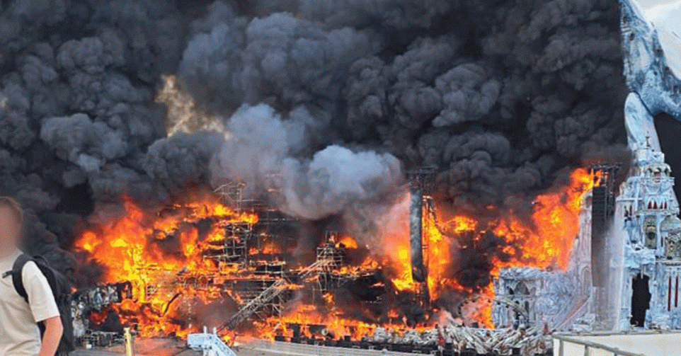 Het hoofdpodium van Tomorrowland op woensdag