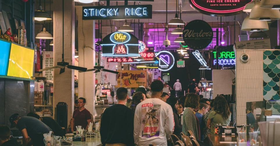 food court