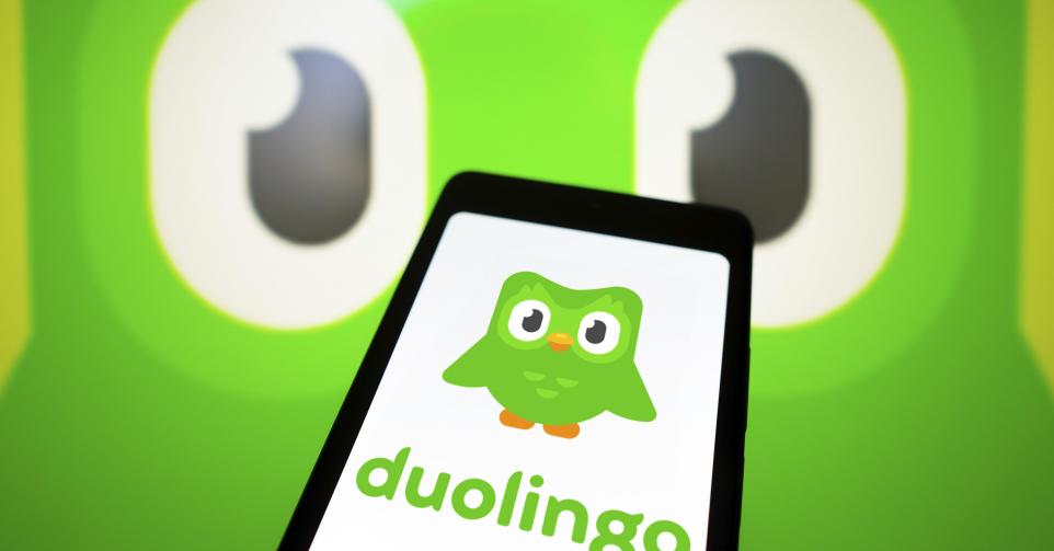 La plateforme d'apprentissage de langues Duolingo séduit plus de 300 millions d'utilisateurs à travers le monde.
