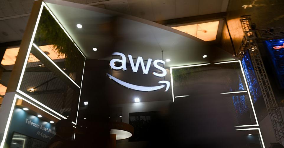 The Amazon Web Services (AWS) logo