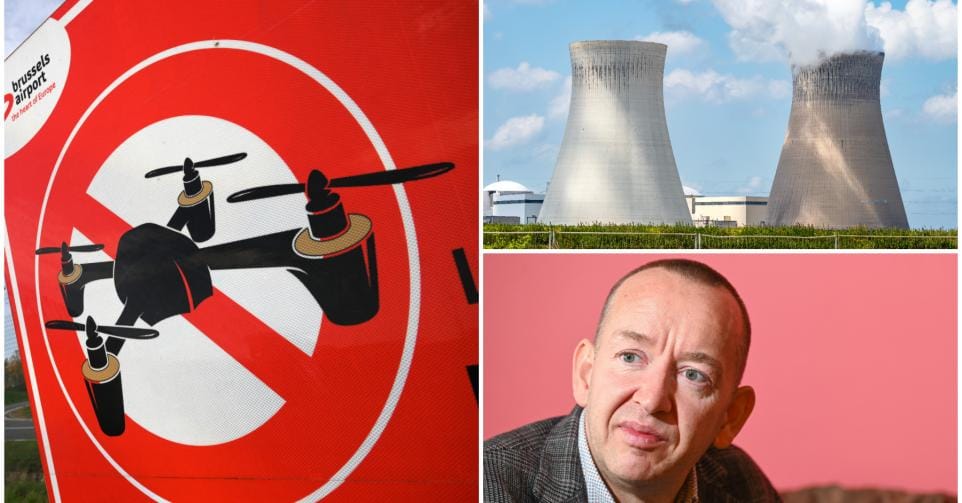 drones, centrale nucléaire, belgique