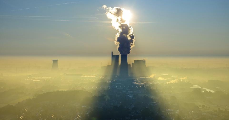 centrale, électrique, charbon