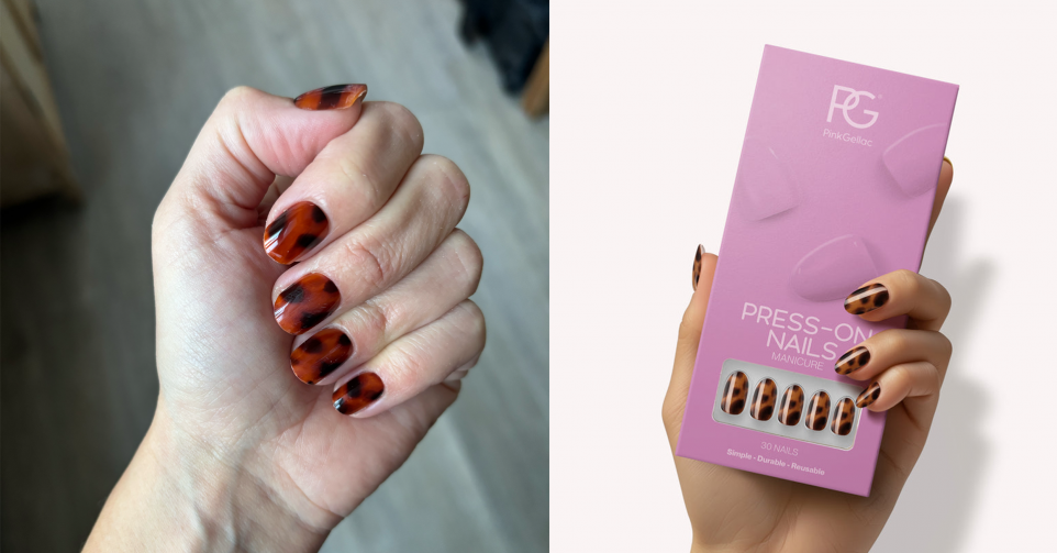 faux ongles Pink Gellac