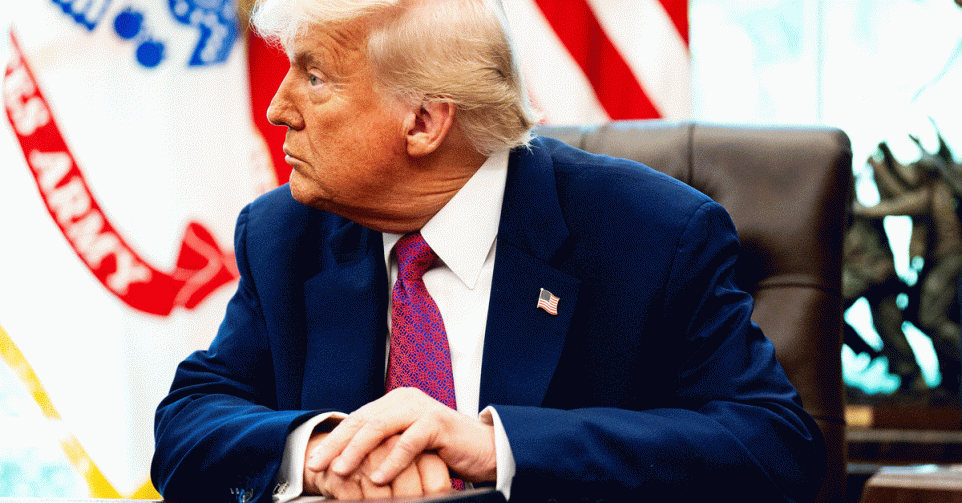 Donald Trump op 5 juni.