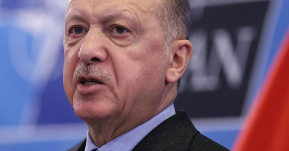 Recep Tayyip Erdogan op 24 maart 2022.
