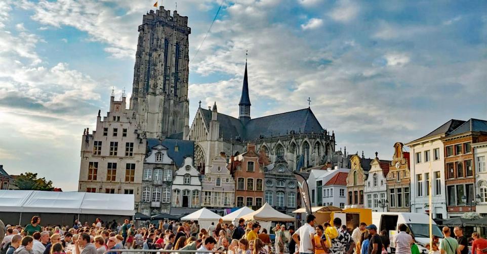 langste veggietafel mechelen