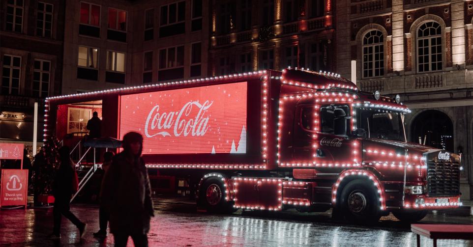 Coca-Cola truck komt naar België